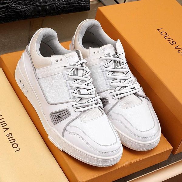 

new arrival men shoes fashion footwears chaussures pour hommes with origin box trainer sneaker men shoes casual luxury drop ship zapatos, Black
