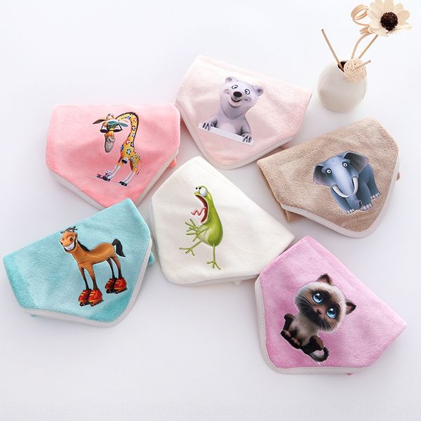 

2019 new gift gift printing face square face towel children's home wash 400g small square towel, Blue;white