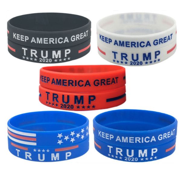 

trump make america great again letter silicone wristband rubber bracelet trump supporters joe biden wristband bracelets r1706