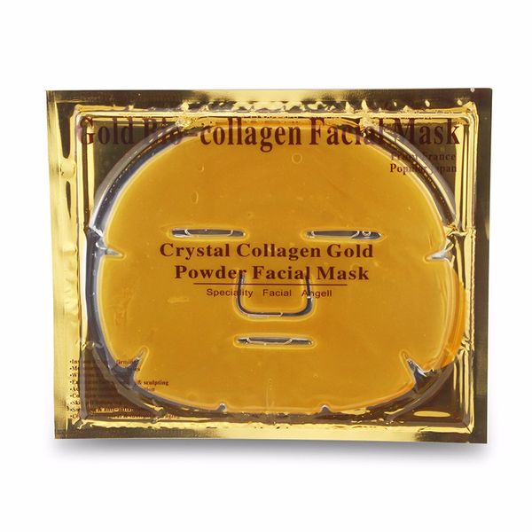 Maschera per il viso per la cura della pelle Cristallo in oro Crystal Idratizzante Maschera per il viso 60G