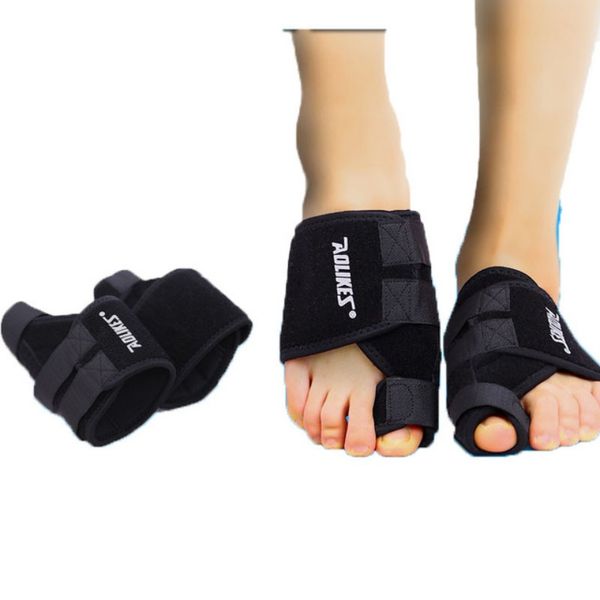 

aolikes aolikes bone orthopedic thumb valgus correction foot of the thumb sports protection fixed toe one piece 01, Blue;black