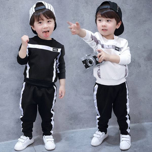 

men's clothing set 2019 season new korean two-piece suit clothing 2-7 years old children's children's x308