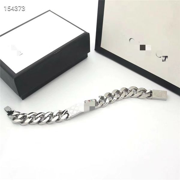 

g luxurious chain bracelet club hip hop jewelry womens mens stars bracelets stainless steel gift, Black