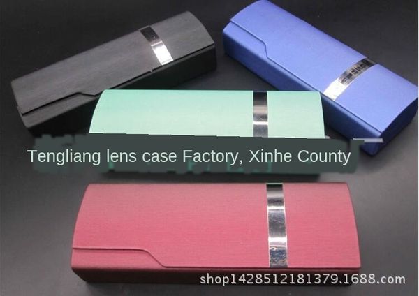

high-end fashion atmospheric myopia handmade packaging case glasses case myopia glasses box box, Blue