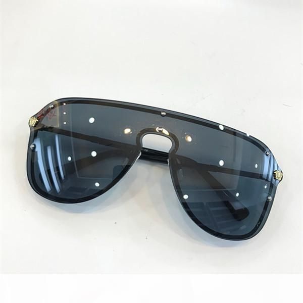 

wholesale sunglasses rimless frame connection lens uv400 men women designer coating mirrorr lens steampunk summer style comw with case, White;black