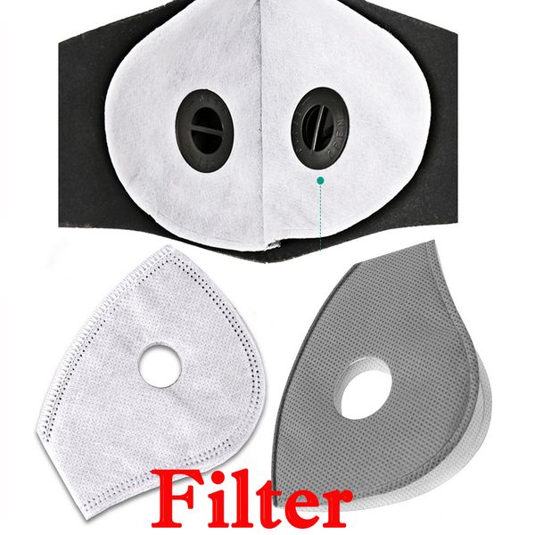 

activated carbon face mask filter reusable breathing valve face mask washable anti dust respirator dustproof mouth cover filter