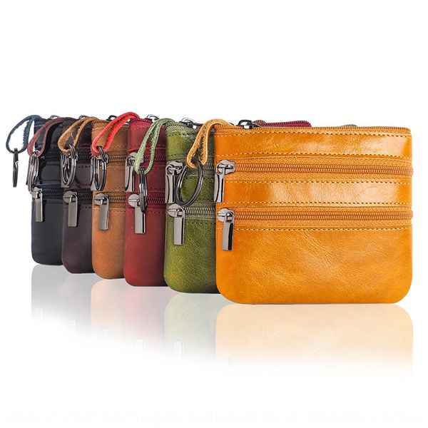 

new fashion women's bus children's purse genuine leather coin handbag coin bag short zipper handbag