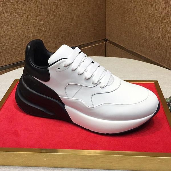 

oversized runner mens shoes fast delivery autumn and winter breathable shoes lace -up sports mens shoes chaussures pour, Black