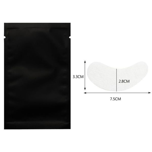 

2pcs under eye patches for eyelash extension paper sticker wraps grafting eyelashes eyelash pad gel patch makeup tools