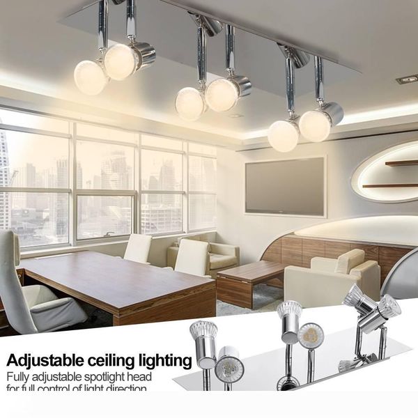 

indoor track lights led simple multi-head spotlight track light modern lamp wall focus spot lights led spotlight