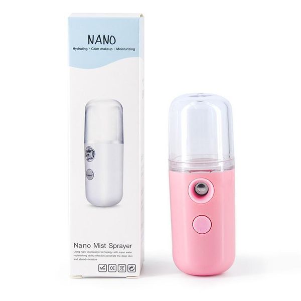 Pulverizador da névoa Mini 30ml Nano Portátil Face Spray Facial Corpo Steamer Hidratante Ferramentas de Cuidados com Pele Instrumentos de umidificador