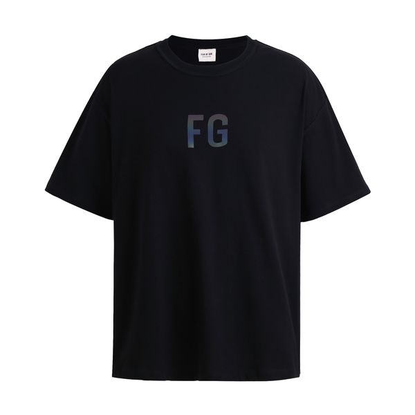 

mens womens summer fashion hip hop fg t-shirts 3m reflective laser printing streetwear casual cotton tees pullover high street, White;black