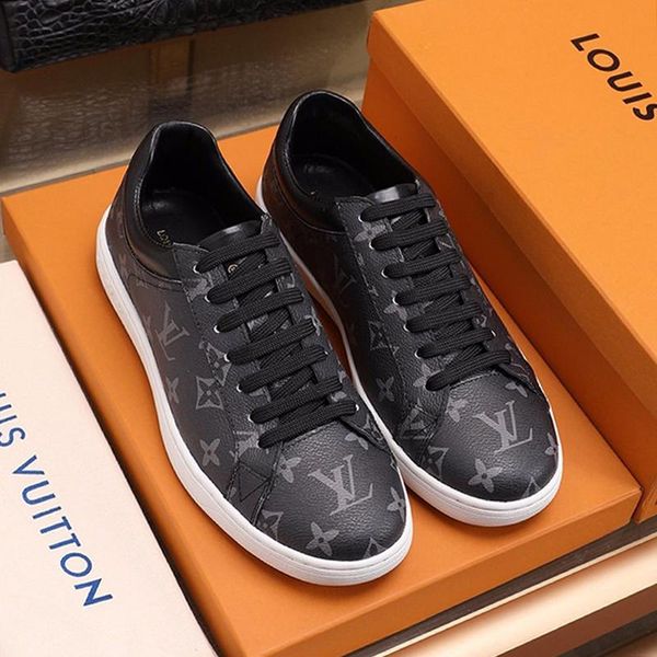 

new arrival mens shoes vintage comfortable shoes luxembourg sneaker fashion designer lace -up casual men shoes zapatos de lujo para hombre, Black