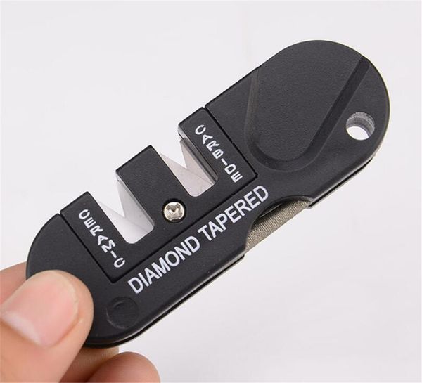 

garden home portable tungsten ceramic carbide knife whetstone sharpener sharpen fish hook pocket diamond tool camp hike outdoor
