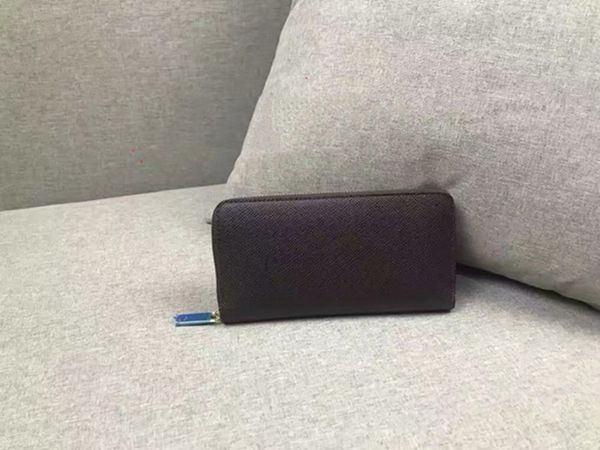 

most fashionable zipper long wallet cards and coins famous mens wallets leather purse card holder coin purse women wallet 4 colors, Red;black