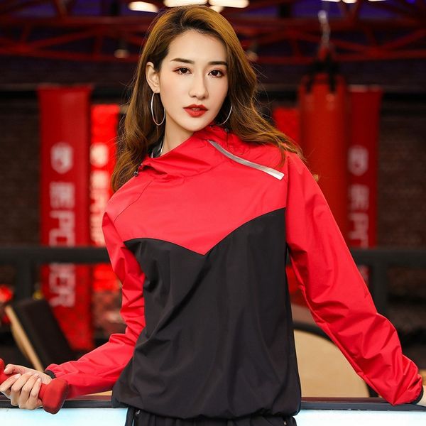 

women's sweat clothes oblique zipper belt intranet sweat clothes body-lowering hoodie hoodie gym sports hooded, Black
