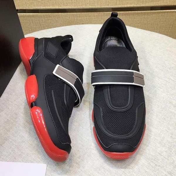 

cloudbust sneakers mens shoes new arrival luxury lightweight sneakers style breathable low hook &loop vintage men shoes, Black