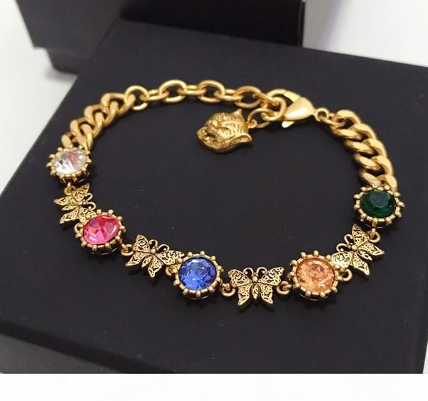 

k spring and summer fashion high -end color diamond designer bracelet luxury designer jewelry women bracelets, Golden;silver