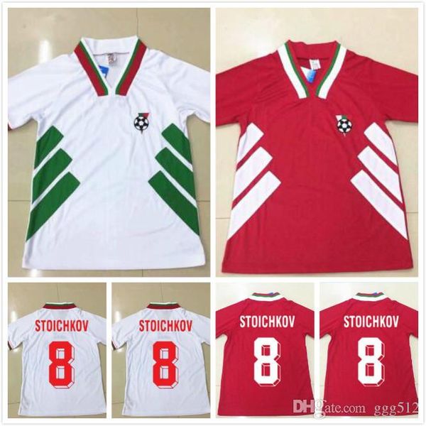 

1994 retro edition bulgaria soccer jersey 1994 world cup bulgaria home short sleeve national soccer shirt away football uniform, Black;yellow