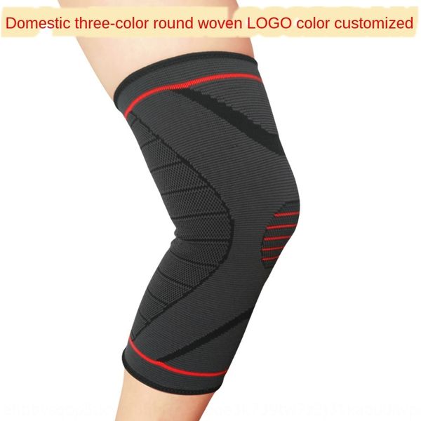 

customized autumn and winter warm color sports knee pads wool ball badminton outdoor badminton basketball size, Black;gray