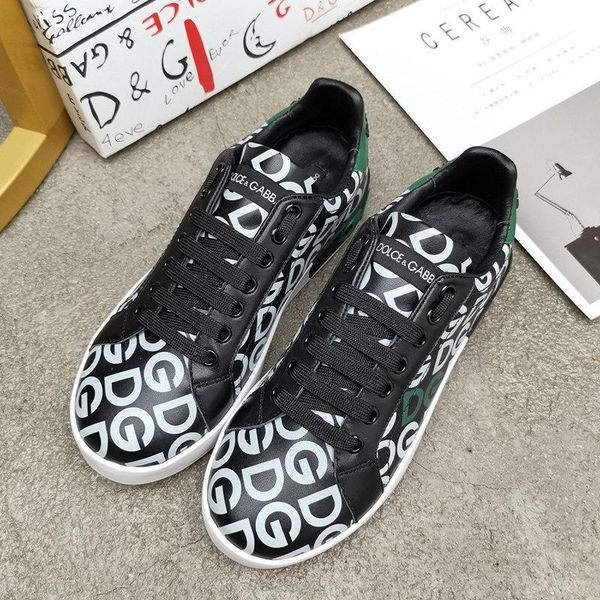 

2020t luxury custom-made men's and women's graffiti hand-painted casual sneakers, stylish and versatile personality party shoes, s, Black