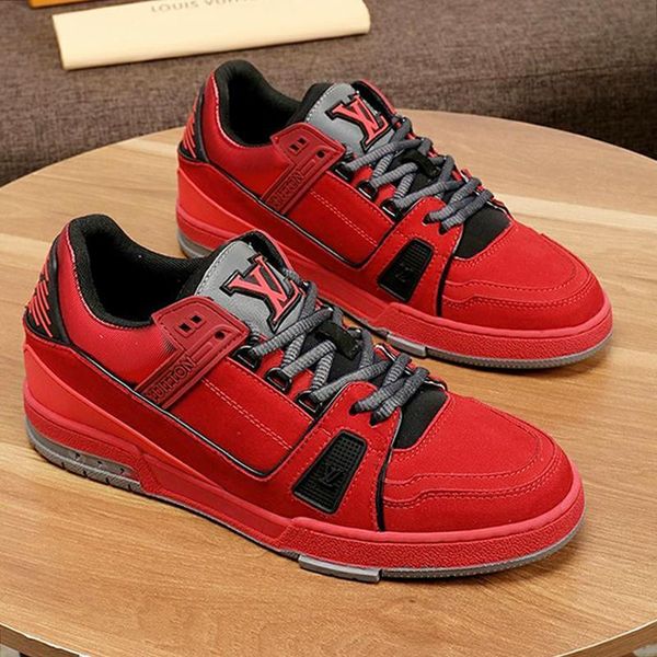 

fashion men shoes luxury sneakers breathable chaussures pour hommes with origin box trainer sneaker mens shoes fashion zapatos drop ship, Black