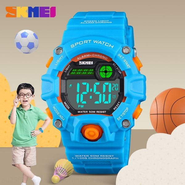 

xaqbd skmei new color multifunctional waterproof children's ic light sports gift skmei new color multifunctional waterproof children&#0, Blue