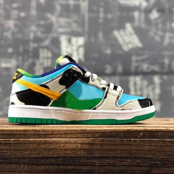 

2020 sb dunk low pro qs chunky dunky safari skateboard shoes ts futura green sports sneakers trainers