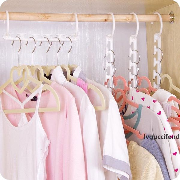 

closet space saver hangers pack 5 or 8 hangers magic space saver hanger clothing rack 23.5*9*0.7cm clothes hook