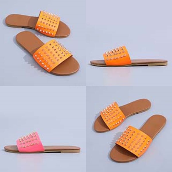 

women soes low eels 4.5cm summer slippers genuine leater ig quality dener offi sandals classic women single 35-40 c03#583#944, Black