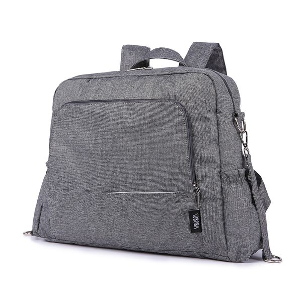 

Multi-Function Waterproof Diaper Bag Stylish Travel Tote with Stroller Strips Changing Mat Set Large Capacity Stroller Bag