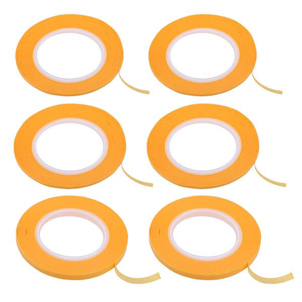 

6x painting mask tape diy decoration model fast paste roll tapes tool 2-6mm