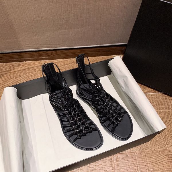 

selling low chunky heel shoes slingbacks cut-outs shoes fashionable genuine real leather lady's single shoe, Black