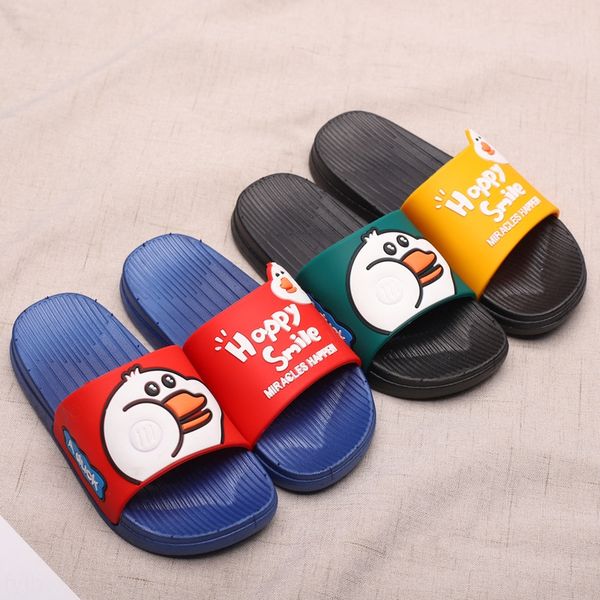 

summer cartoon cute 2020 new home bathroom anti-skid baby children children' shoes children slippers children' and girls, Black;grey