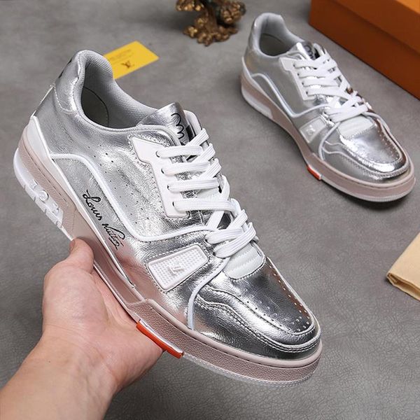 

men shoes fashion trainer sneaker exclusively online luxury chaussures pour hommes mens shoes casual sports footwears rubber sole fast ship