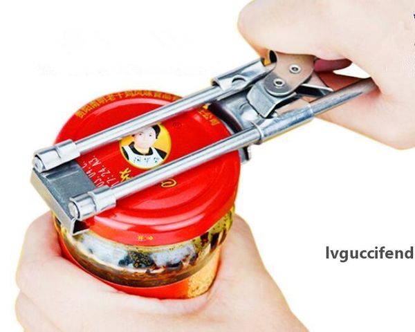 

adjustable stainless steel can opener professional manual jar bottle opener multifunction kitchen accessories gadgets