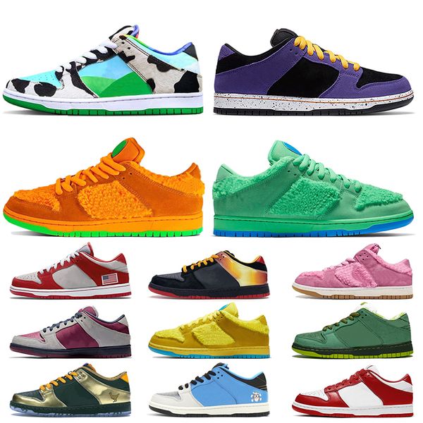 

fashion dunks low women mens running shoes chunky dunky acg terra orange green bears 2020 sashiko shoes skate sneakers, White;red