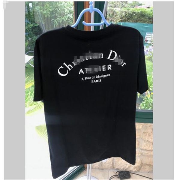 

2020 designer d ior mens t shirt men women couples casual short sleeve mens round neck tees 5 colors s-2xl, White