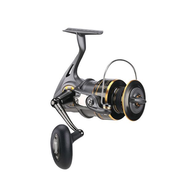 

6 1bb spinning fishing reel gear ratio 5.2:1 3000-9000 series raft boat vessel pesca 20kg max drag saltwater fishing accessories