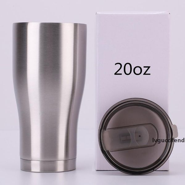

dhl curved waist tumblers 600ml sliding covers wine stainless sealed well 20oz doubled wall tumbler 304 stainless steel travel mug