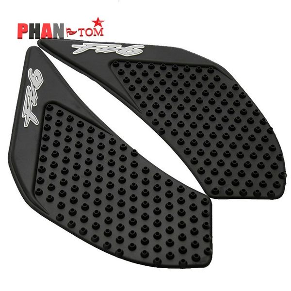 

motorcycle fuel tank pad anti slip protector stickers knee grip side decals accessories for yamaha fz6 fz-6 2006 - 2010