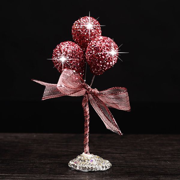 

interior decorations auto ornaments rhinestone diamond lovely balloon car decoration mini console dashboard supplies