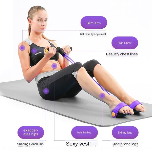 

pedal puller thin waist thin belly arm sports sit-ups auxiliary fitness fitness equipment equipment household stretch rope