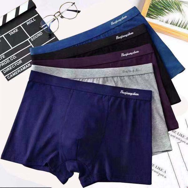 

4pcs/lot mens boxers underwear cotton boxer underpants homme boxershorts calzoncillos hombre breathable plus size panties 5xl, Black;white