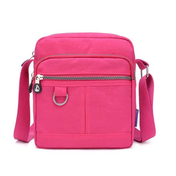 

waterproof nylon zipper crossbody bags for women fashion female shoulder messenger purse small girls bolsa sac a main femme de