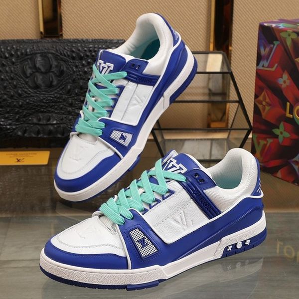 

2020 b27 fashion trend mens designer shoes leather mesh breathable comfortable outdoor shoes lace-up casual hiker shoes mens sneakers, Black