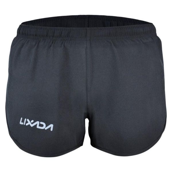 

lixada men 2 in 1 running shorts with liner quick dry gym sports athletic shorts for running marathon workout in jogging, Black;blue