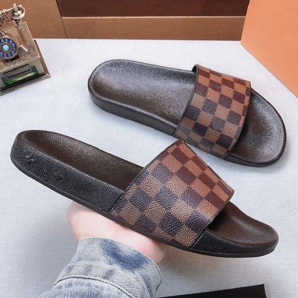 

fashion man women's sandals designer shoes bohemian diamond slippers woman flats flip flops shoes summer beach sandals 013 l31, Black