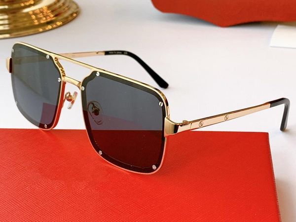 

new 0194 fashion designer sunglasses square frame simple men's business glasses special memory soft metal eyewear uv400 protection 0194, White;black