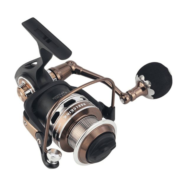 

new arrival fishing spining reels screw in handle 100% full metal reel 13+1bb 5.3:1/5.1:1 saltwater spinning fishing reel